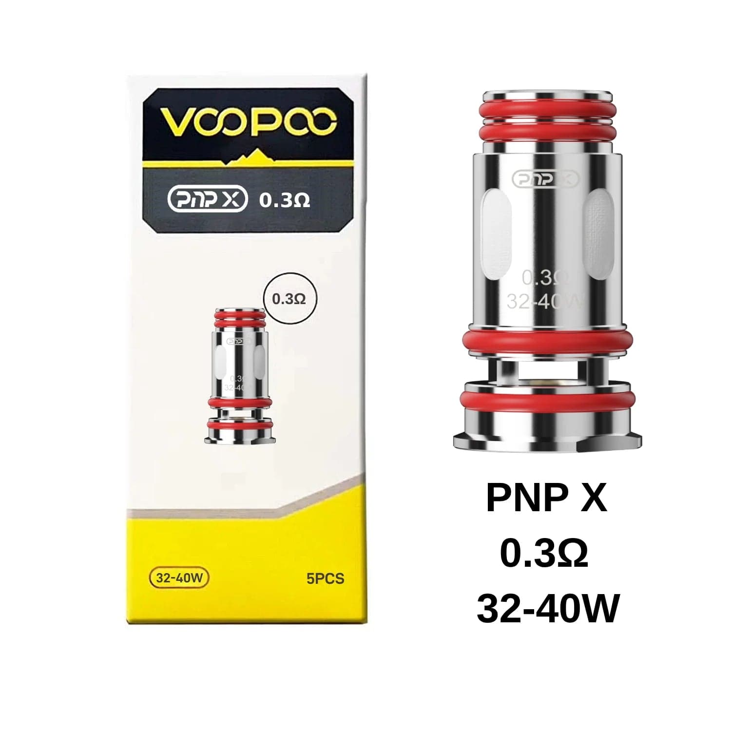 VOOPOO PNP-X Replacement Coils - Vape Coils | Giant Vapes VOOPOO PNP-X Replacement Coils - Vape Coils | Giant Vapes