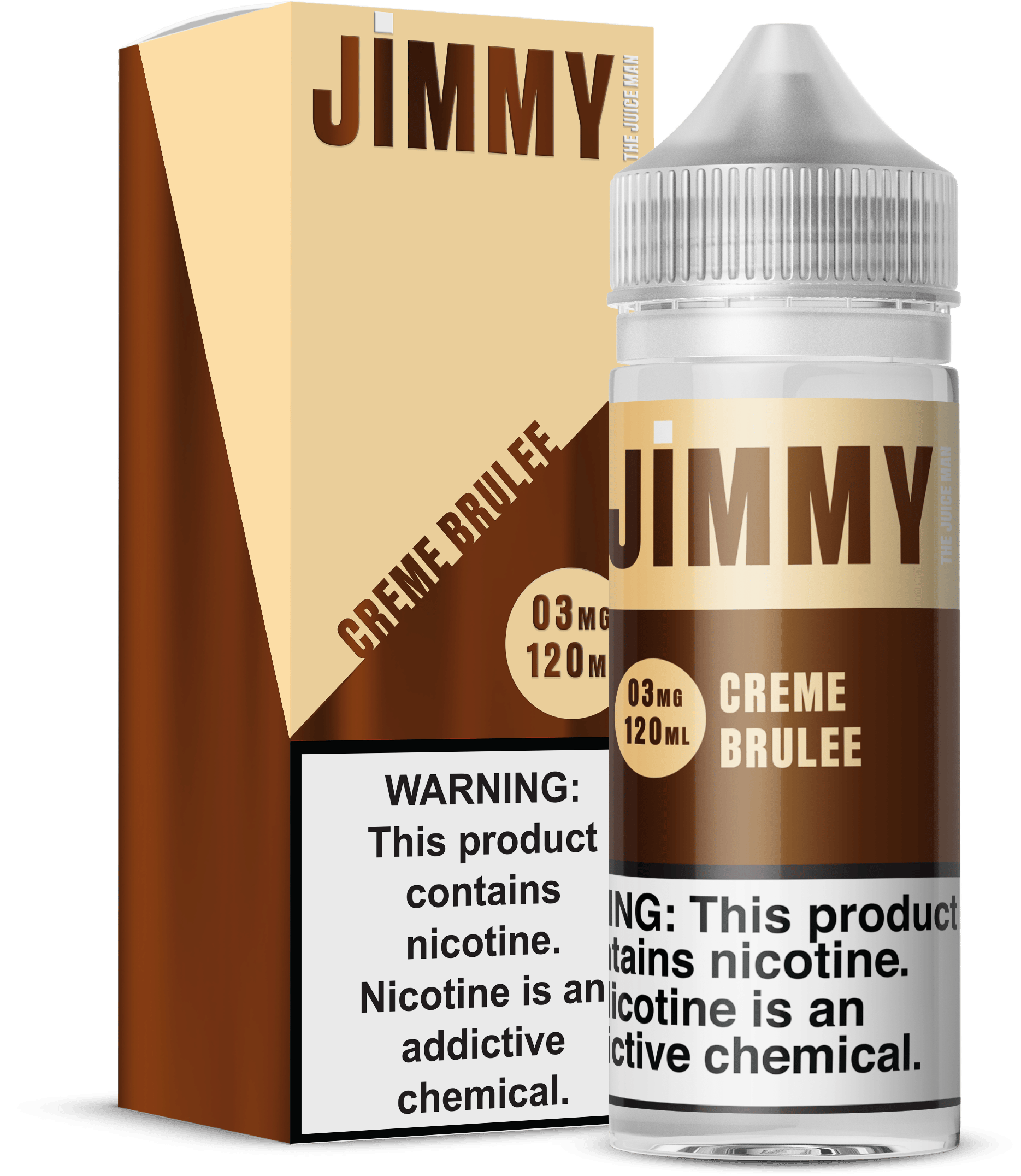 what's the highest mg of nicotine in vape juice Creme Brulee Vape Juice by Jimmy The Juice Man – Dessert E-Liquid – Giant Vapes