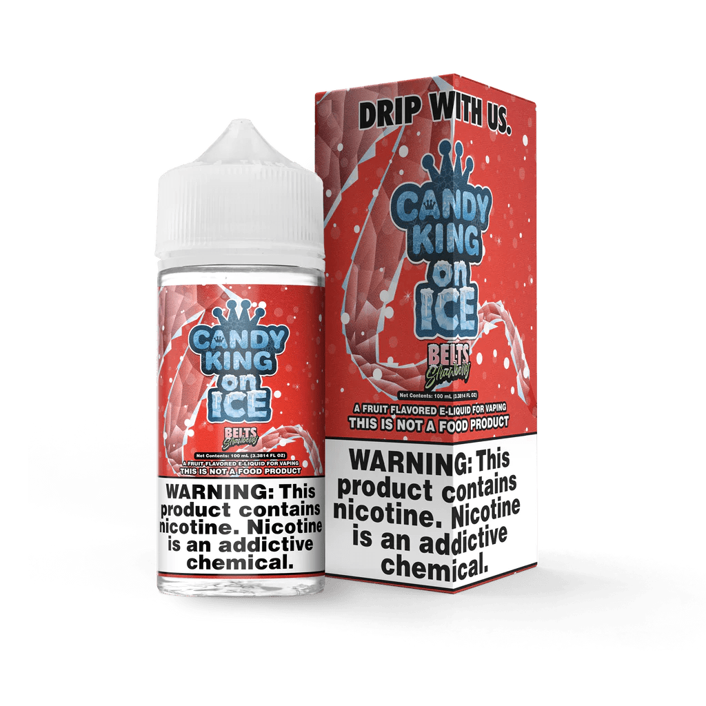 Strawberry Belts on ICE - Candy King - Vape Juice | Giant Vapes