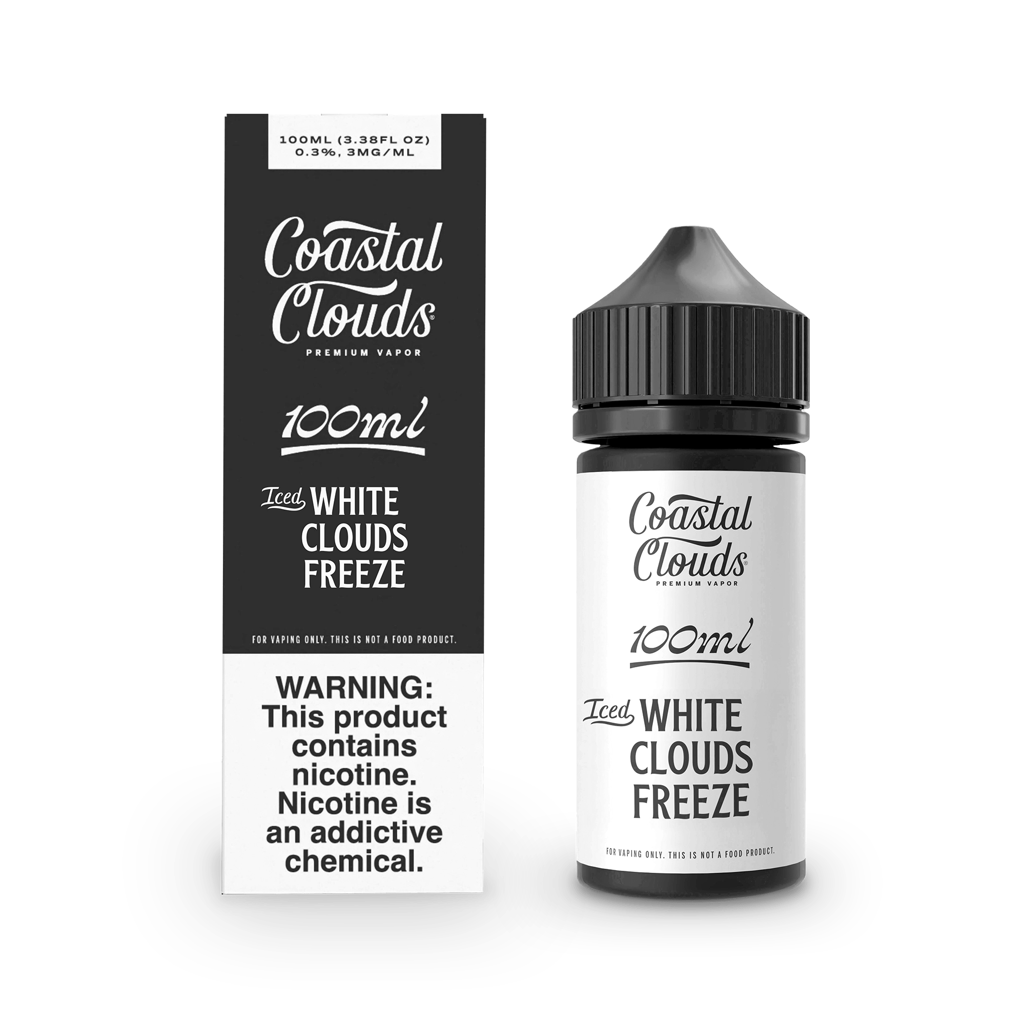 ICED White Clouds FREEZE Coastal Clouds 100mL Vape Juice Giant Vapes ICED White Clouds FREEZE Coastal Clouds 100mL Vape Juice Giant Vapes