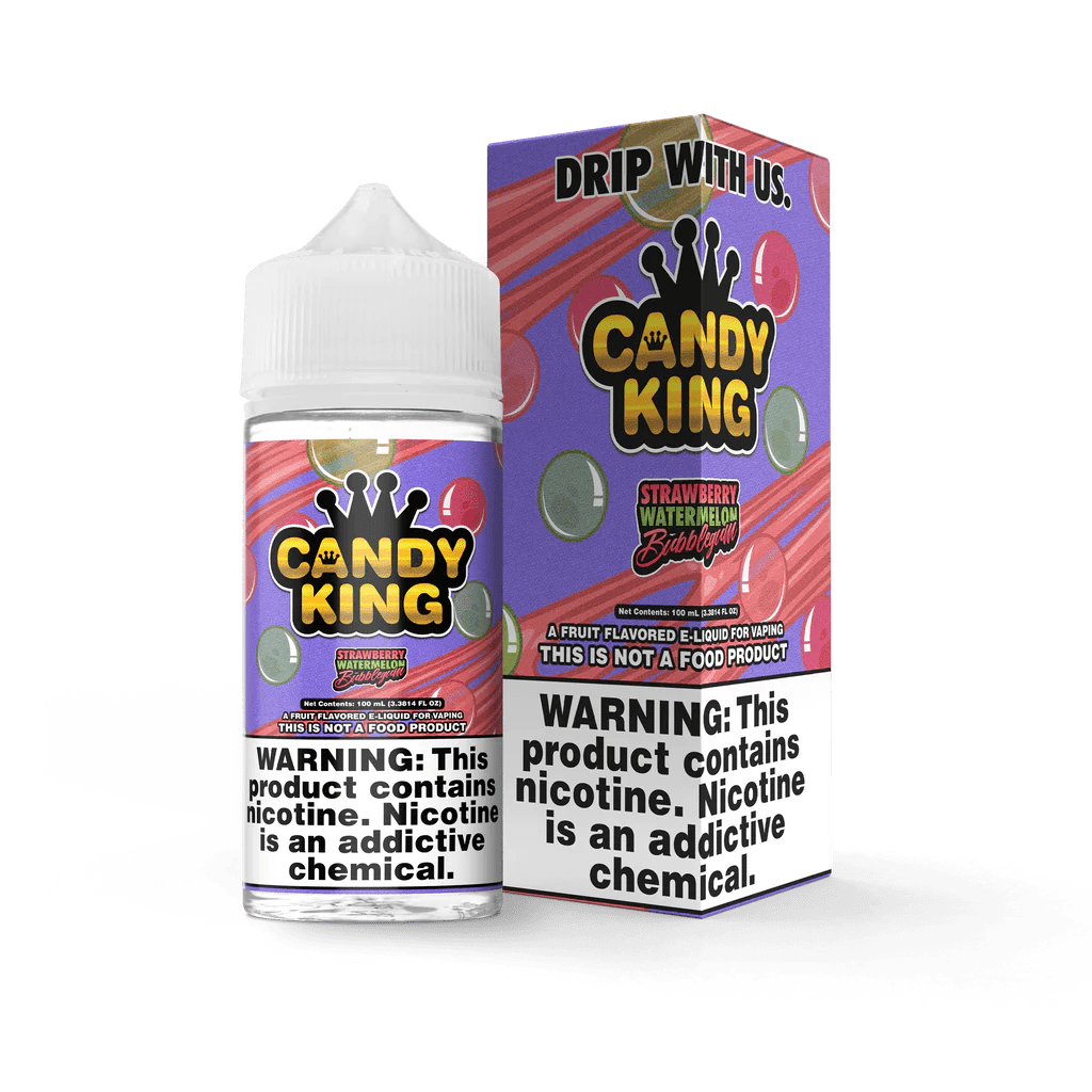 Strawberry Watermelon Bubblegum - Candy King - 100mL