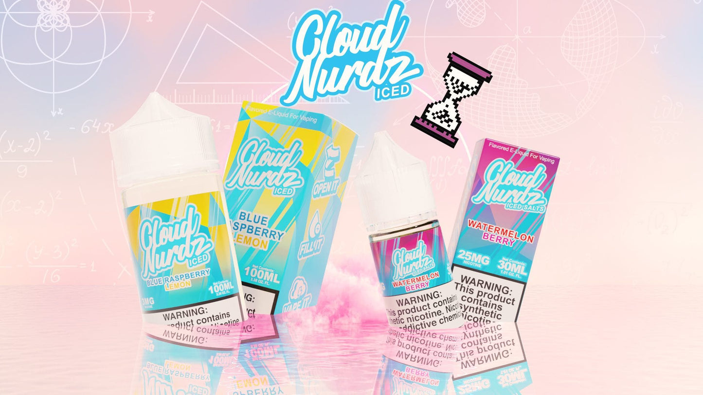 ICED Melon Kiwi - Cloud Nurdz - 100mL