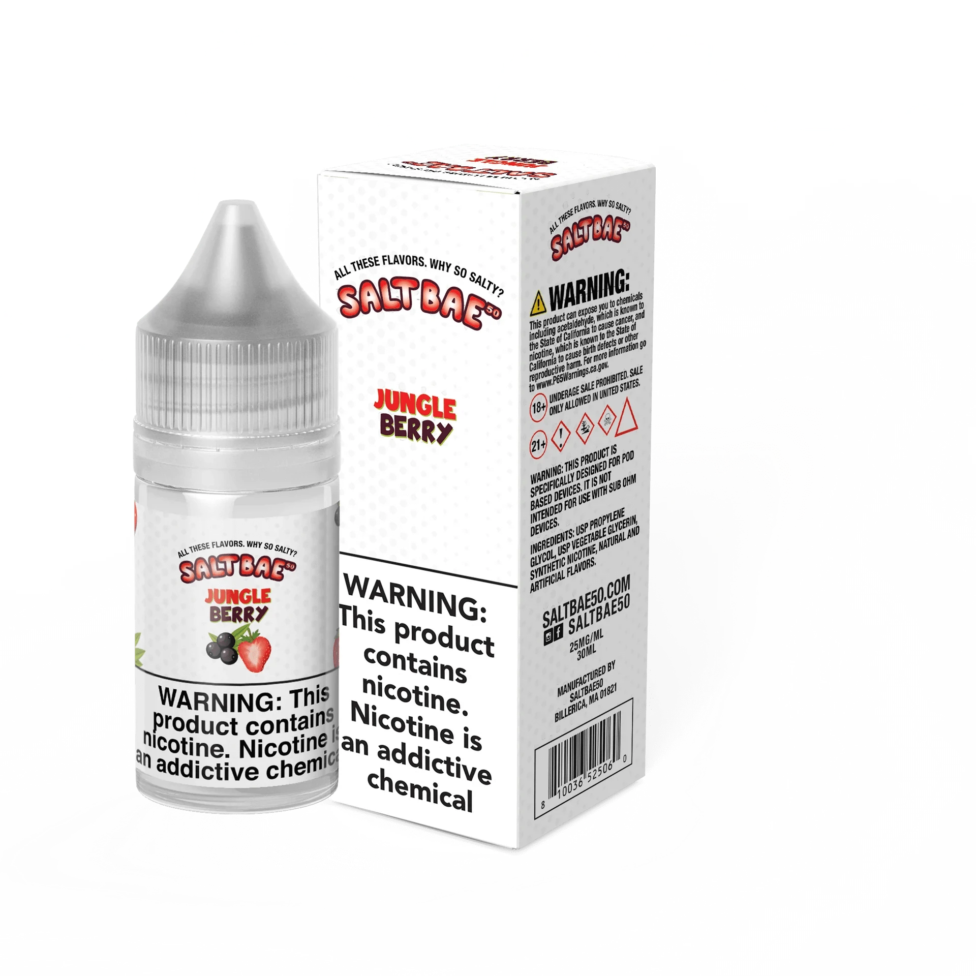 Jungle Berry SALT - Salt Bae 50 - Nicotine Salt | Giant Vapes Jungle Berry SALT - Salt Bae 50 - Nicotine Salt | Giant Vapes