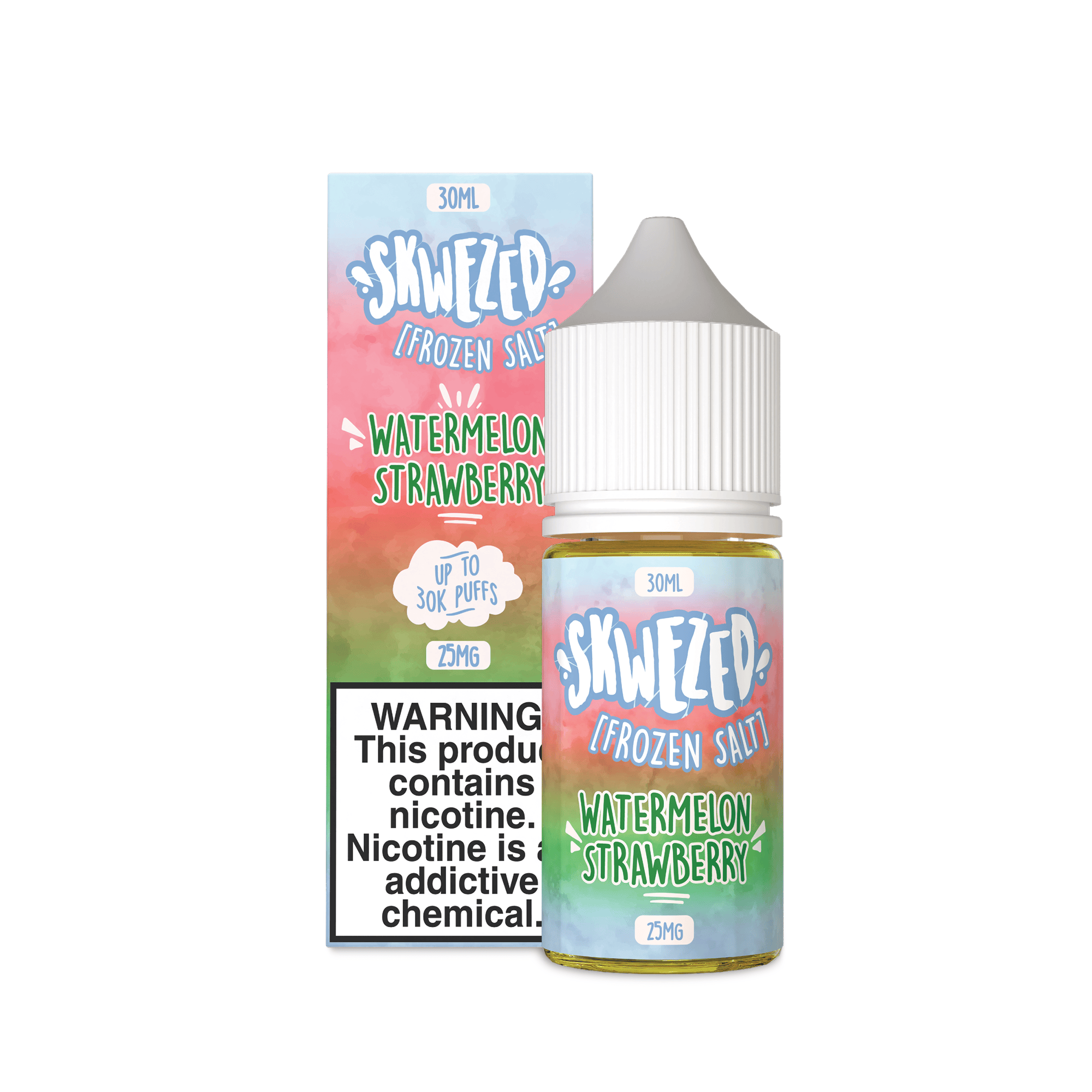 Skwezed Frozen Watermelon Strawberry Salt Nic – Icy Fruit Vape – Giant Vapes