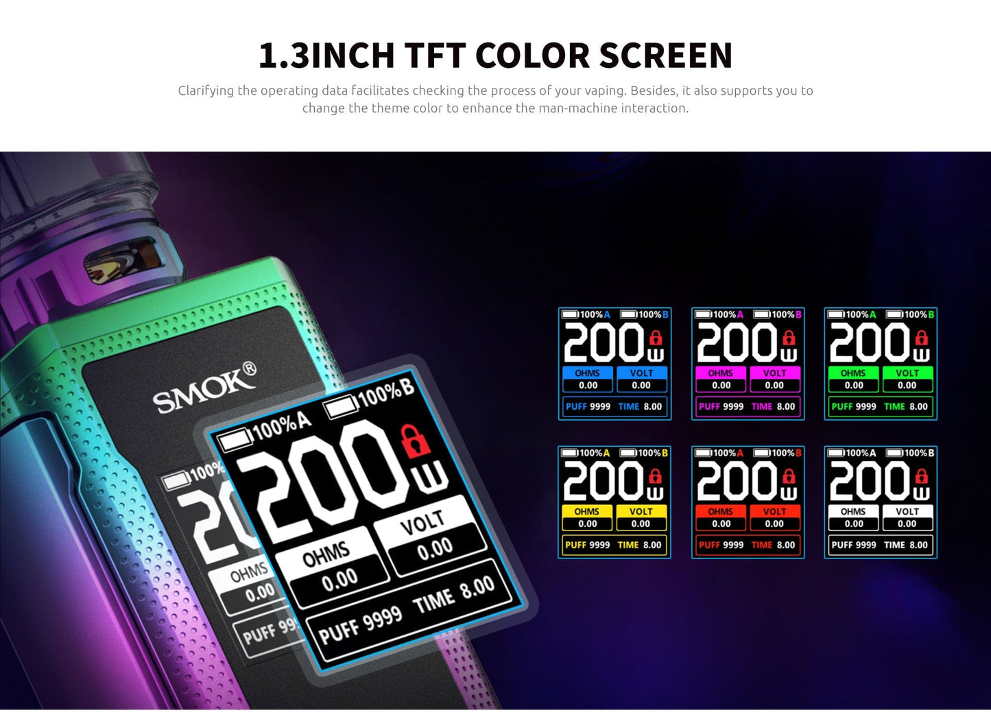 SMOK R-KISS 2 200W Starter Kit