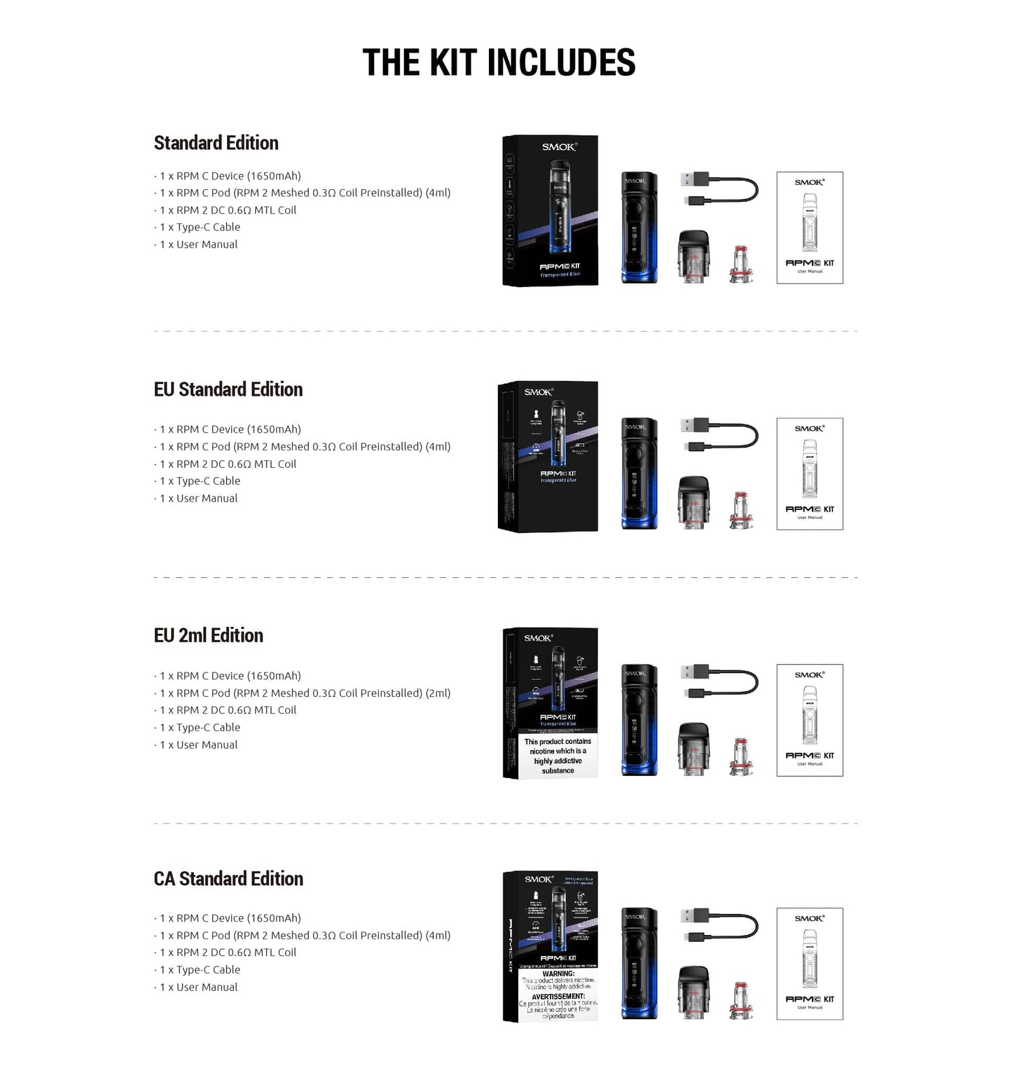 SMOK RPM C 50W Pod Kit