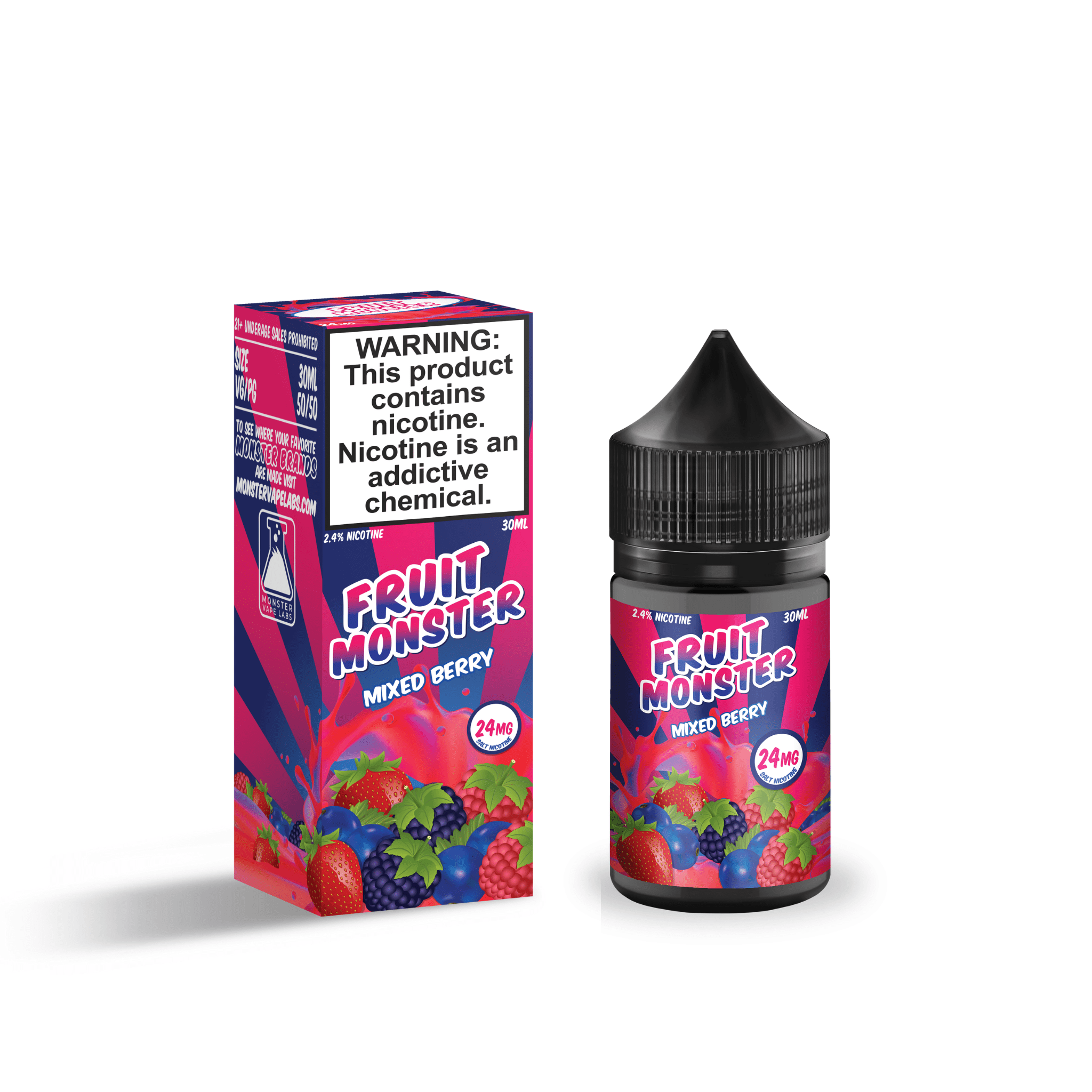 Mixed Berry - Fruit Monster Salts - Giant Vapes - Salt Nicotine Mixed Berry - Fruit Monster Salts - Giant Vapes - Salt Nicotine