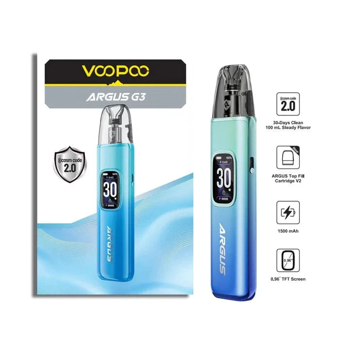 VOOPOO Argus G3 30W Pod System - Vape Pod Kit | Giant Vapes VOOPOO Argus G3 30W Pod System - Vape Pod Kit | Giant Vapes