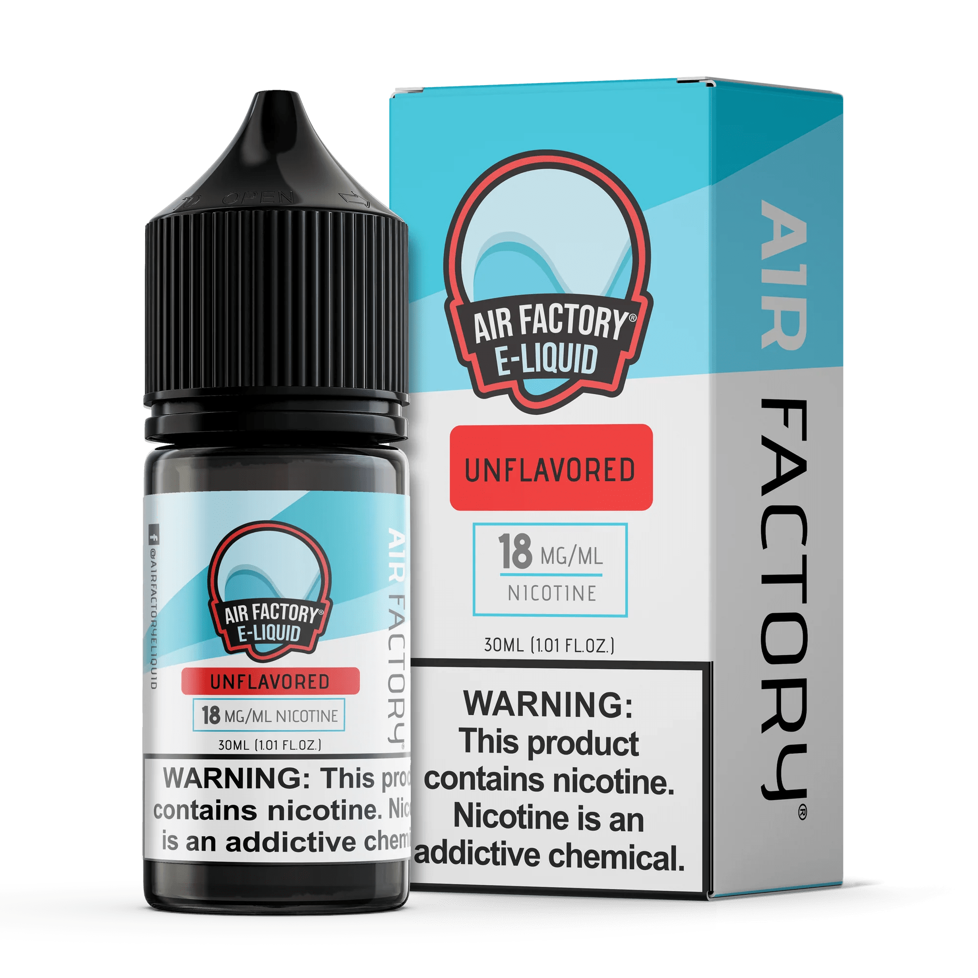 Unflavored SALT - Air Factory - Salt Nic | Giant Vapes Unflavored SALT - Air Factory - Salt Nic | Giant Vapes