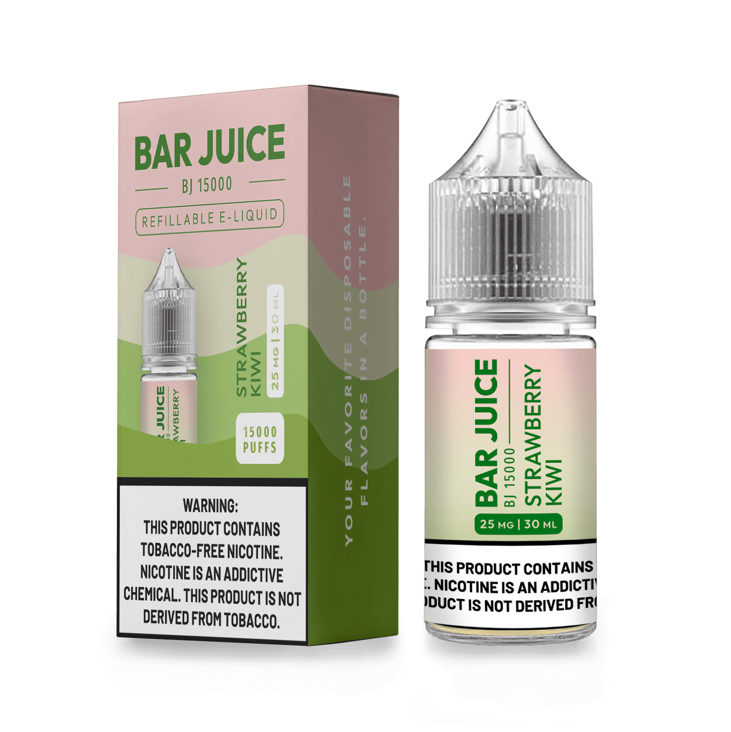 Strawberry Kiwi - Bar Juice Salts - 30mL