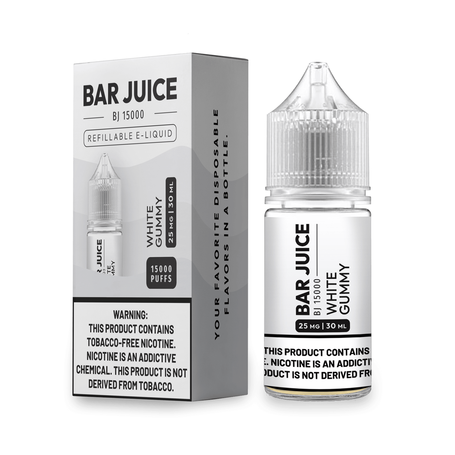 White Gummy - Bar Juice Salts - 30mL