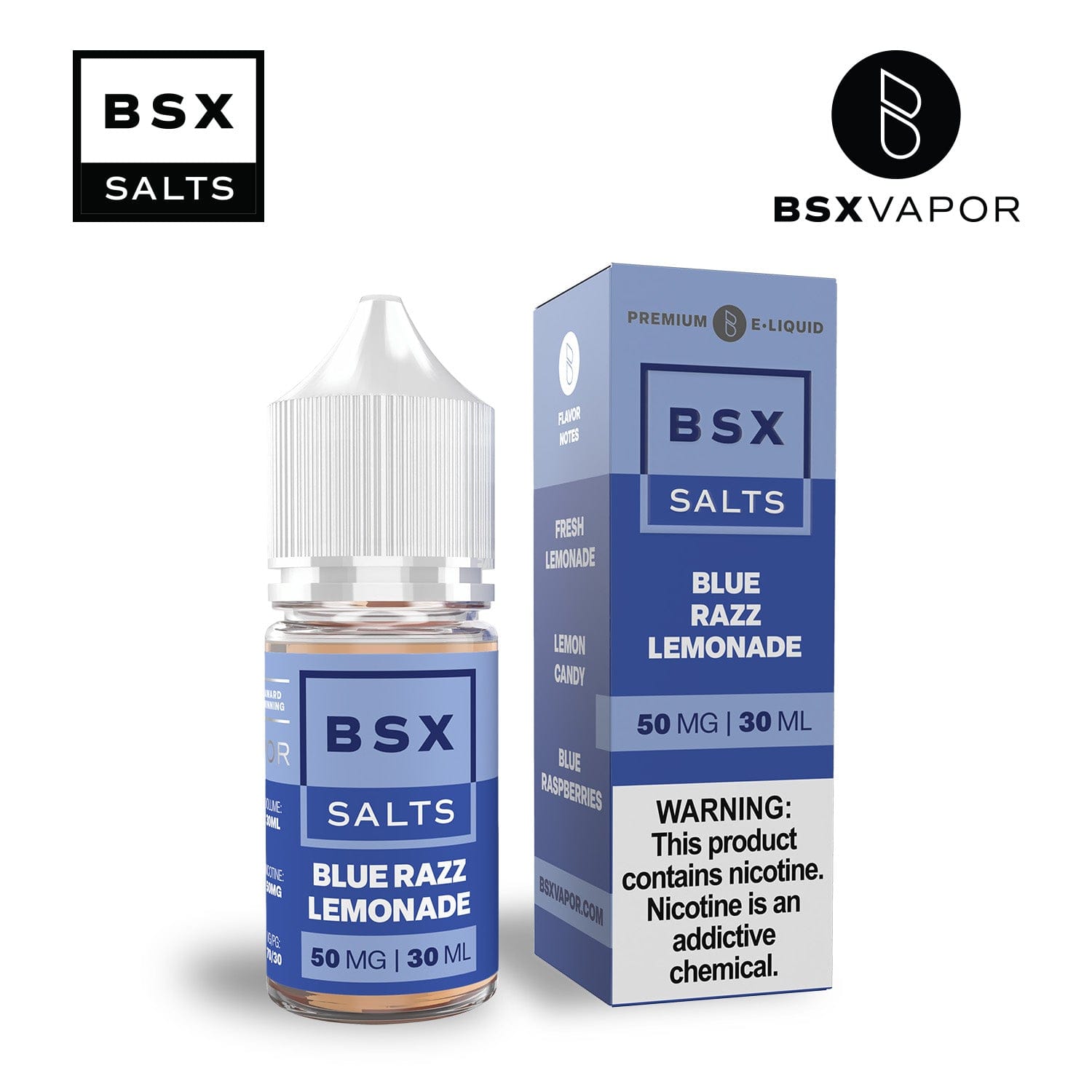 Blue Razz Lemonade SALT - BSX Salts - Salt Nicotine | Giant Vapes Blue Razz Lemonade SALT - BSX Salts - Salt Nicotine | Giant Vapes