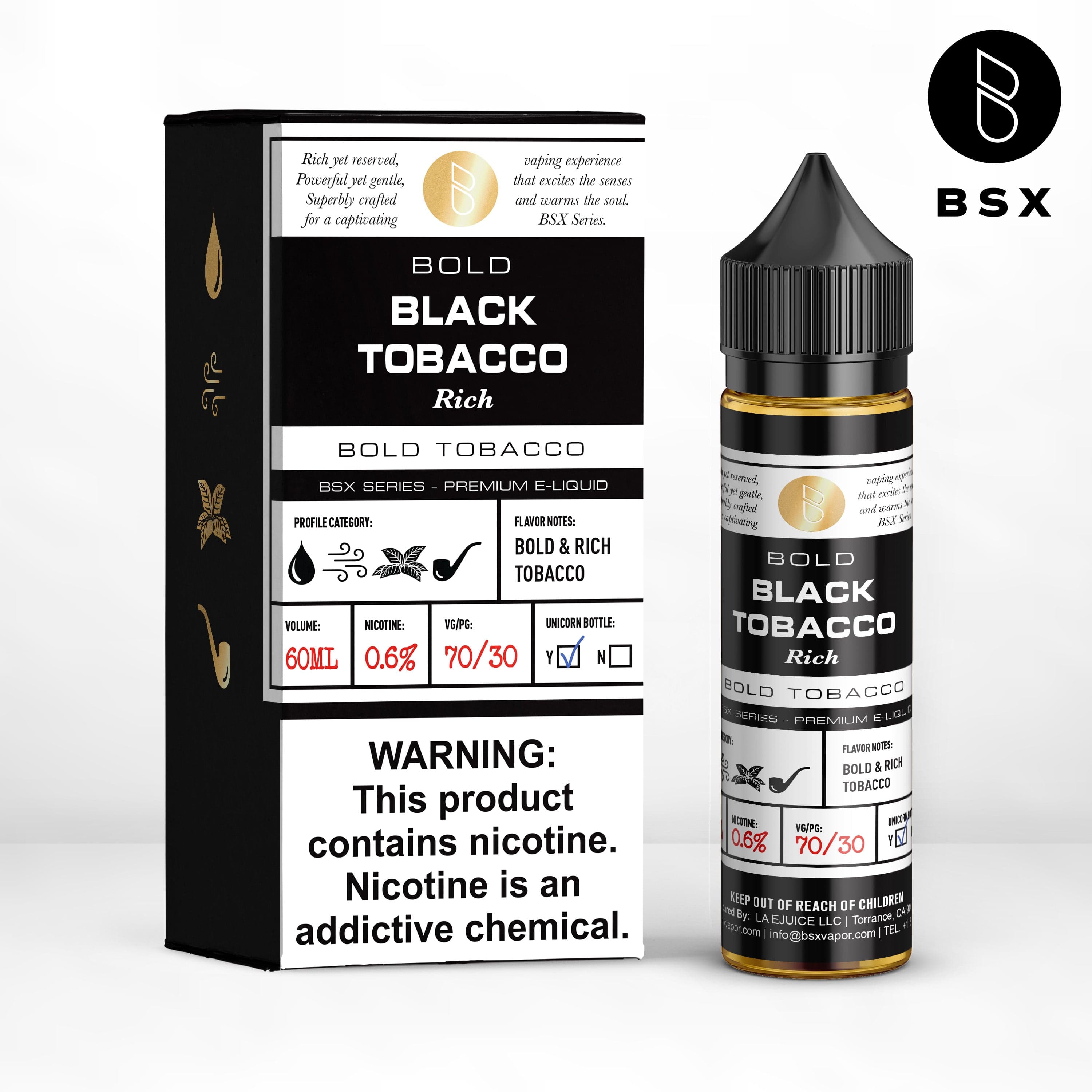 geekvape aegis solo 3 istruzioni BOLD RICH BLACK TOBACCO BY GLAS BASIX NIC SALTS 30ML