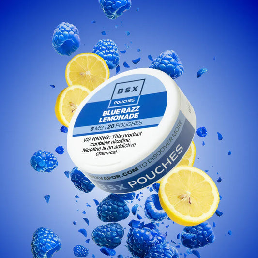 Blue Razz Lemonade - BSX Nicotine Pouches - 20ct