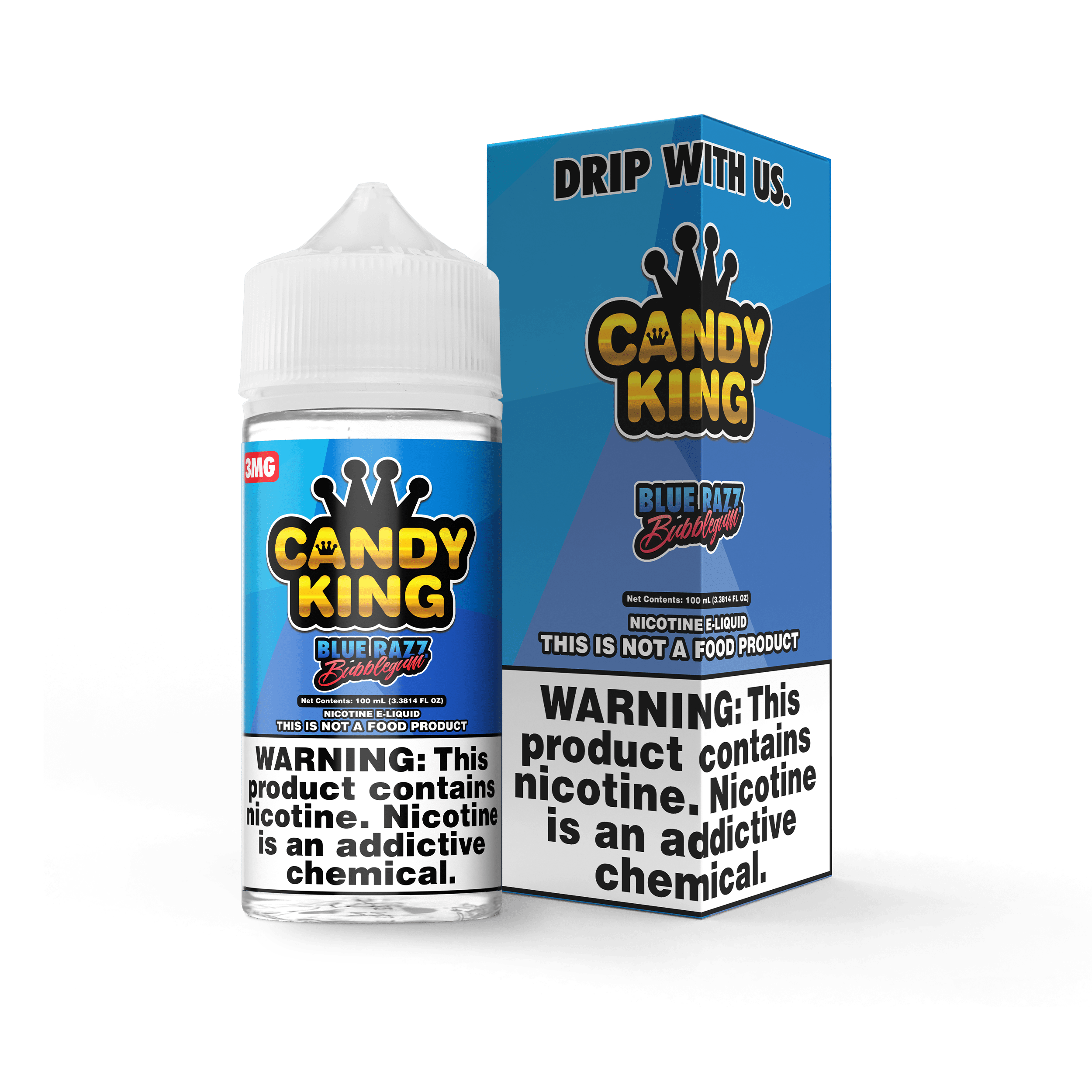 Blue Razz (Bubblegum Series) Candy King - Vape Juice | Giant Vapes Blue Razz (Bubblegum Series) Candy King - Vape Juice | Giant Vapes