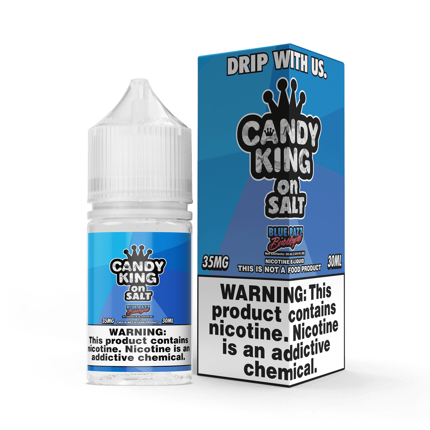 Blue Razz SALT (BUBBLEGUM SERIES) - Candy King On SALT - 30mL