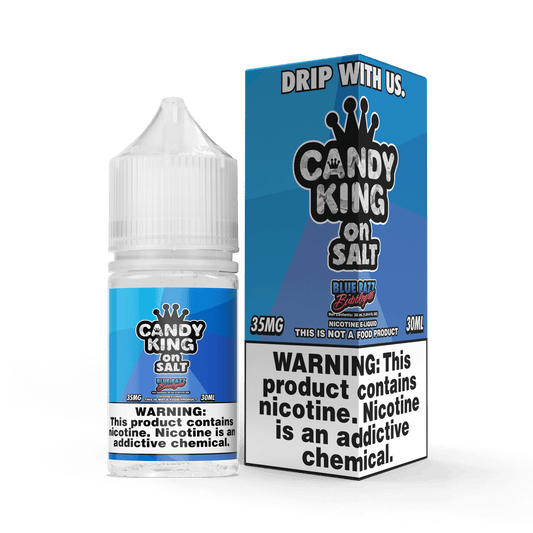 Blue Razz SALT (BUBBLEGUM SERIES) - Candy King On SALT - 30mL