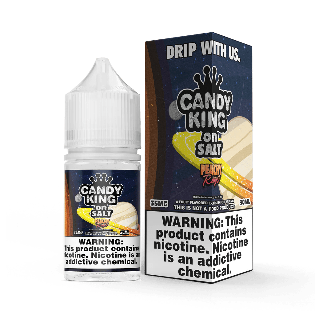 Peachy Rings SALT - Candy King On SALT - 30mL
