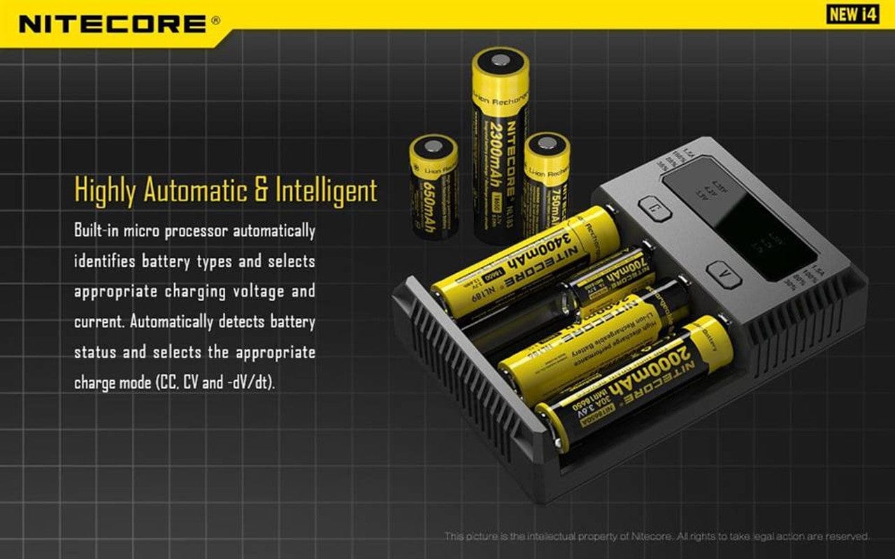 NITECORE i4 Battery Charger (4-Bay)