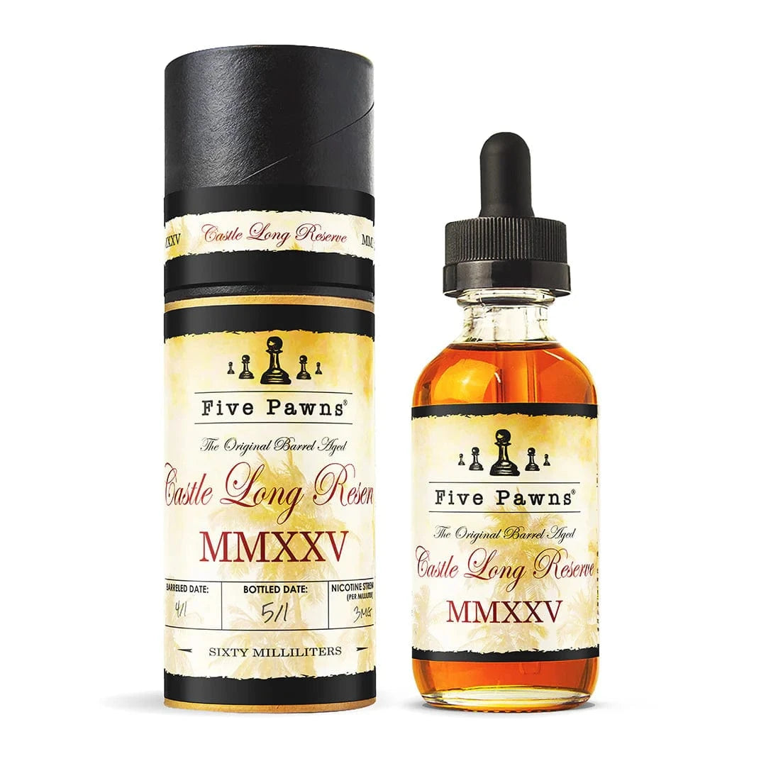 Castle Long Reserve MMXXV Limited Edition - Five Pawns | Giant Vapes Castle Long Reserve MMXXV Limited Edition - Five Pawns | Giant Vapes