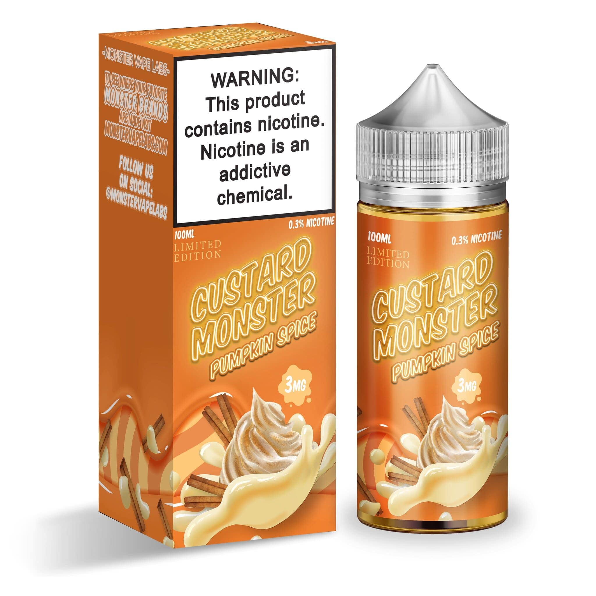 Pumpkin Spice - Custard Monster - Vape Juice | Giant Vapes Pumpkin Spice - Custard Monster - Vape Juice | Giant Vapes