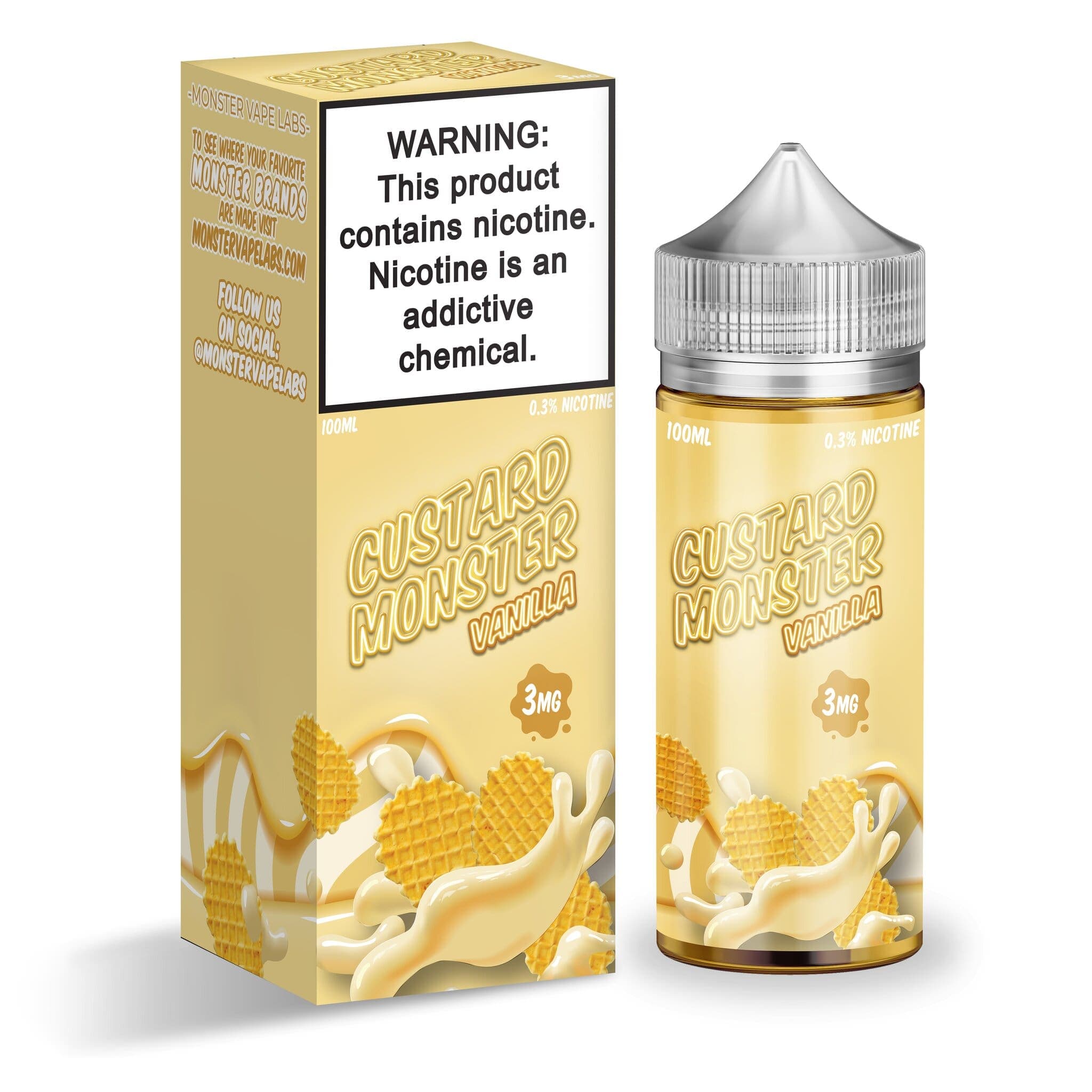 Vanilla - Custard Monster - Vape Juice | Giant Vapes Vanilla - Custard Monster - Vape Juice | Giant Vapes