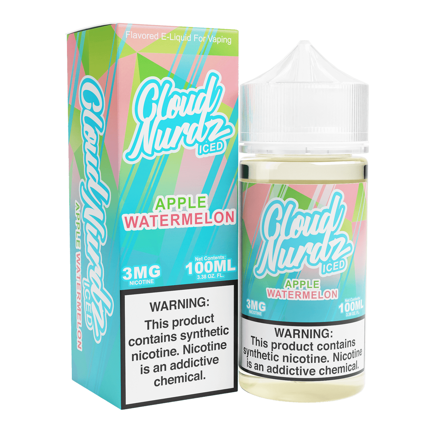 Iced Apple Watermelon - Cloud Nurdz - 100mL