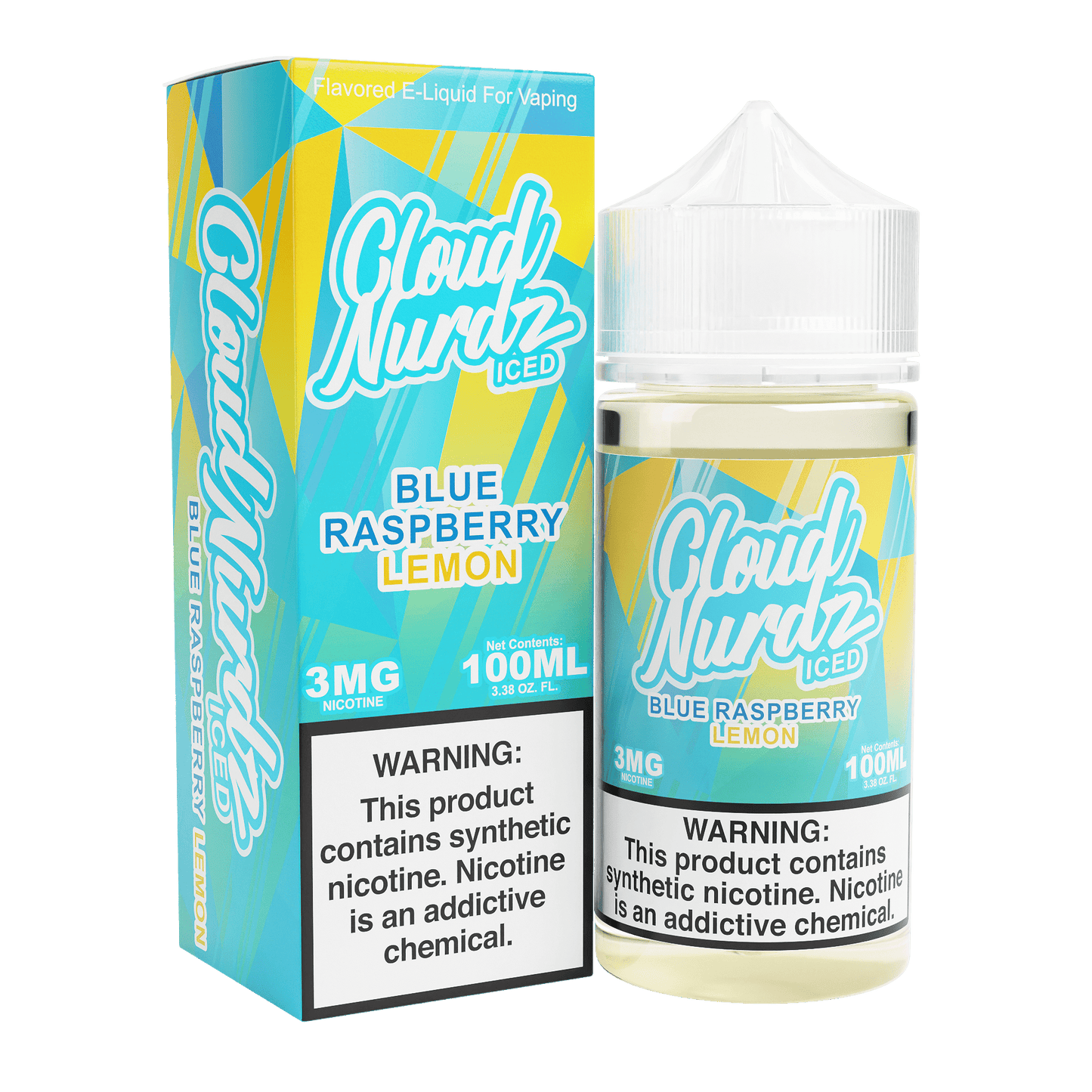 Iced Blue Raspberry Lemon - Cloud Nurdz - 100mL