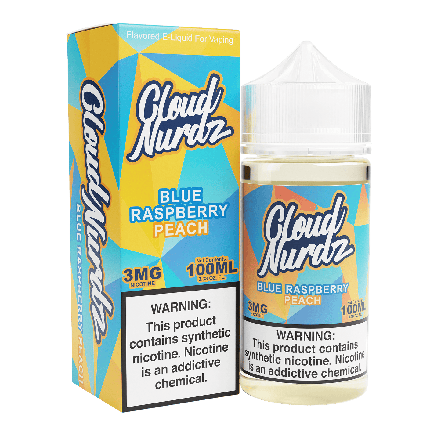 Blue Raspberry Peach - Cloud Nurdz - 100mL