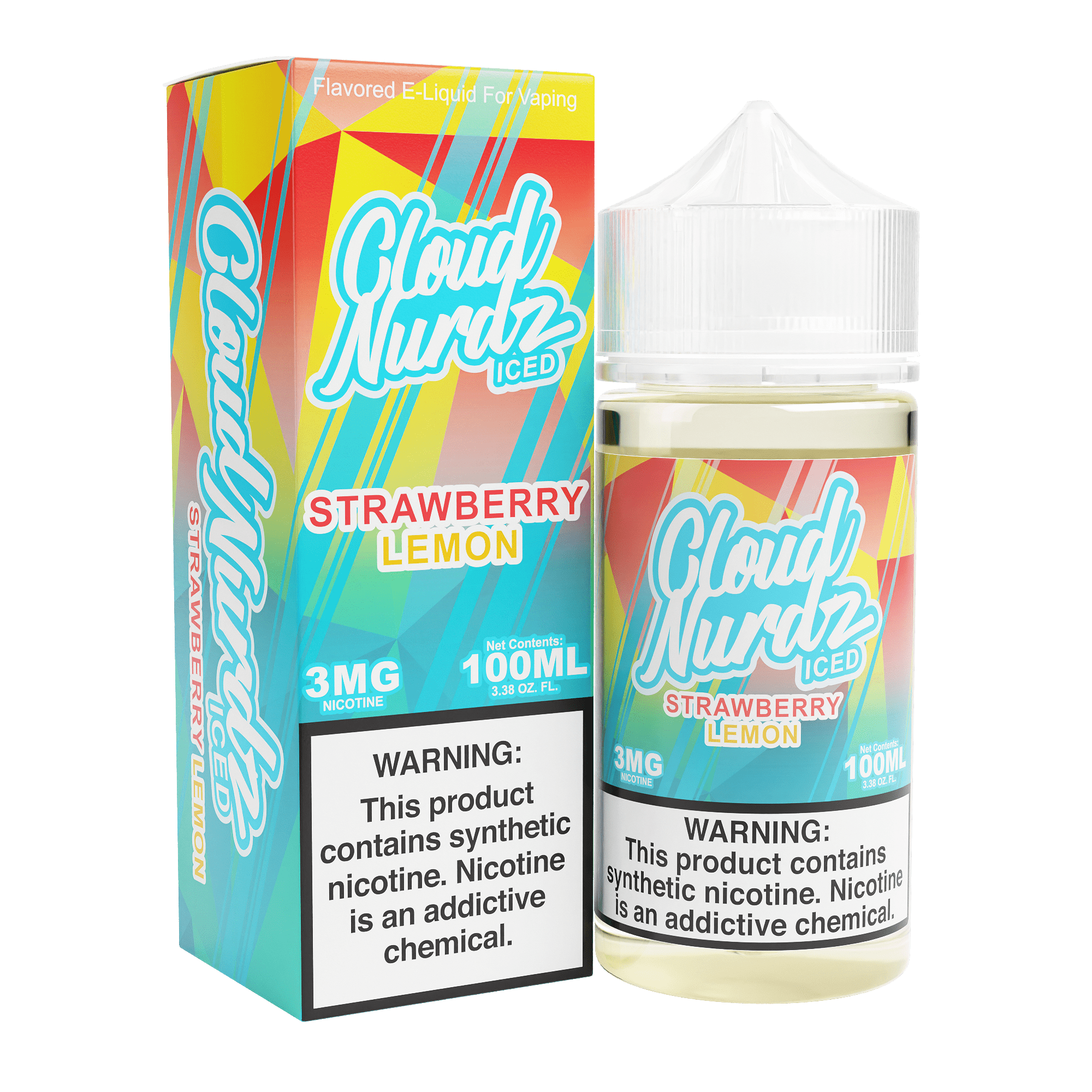 Iced Strawberry Lemon - Cloud Nurdz - 100mL - Giant Vapes - Vape Juice