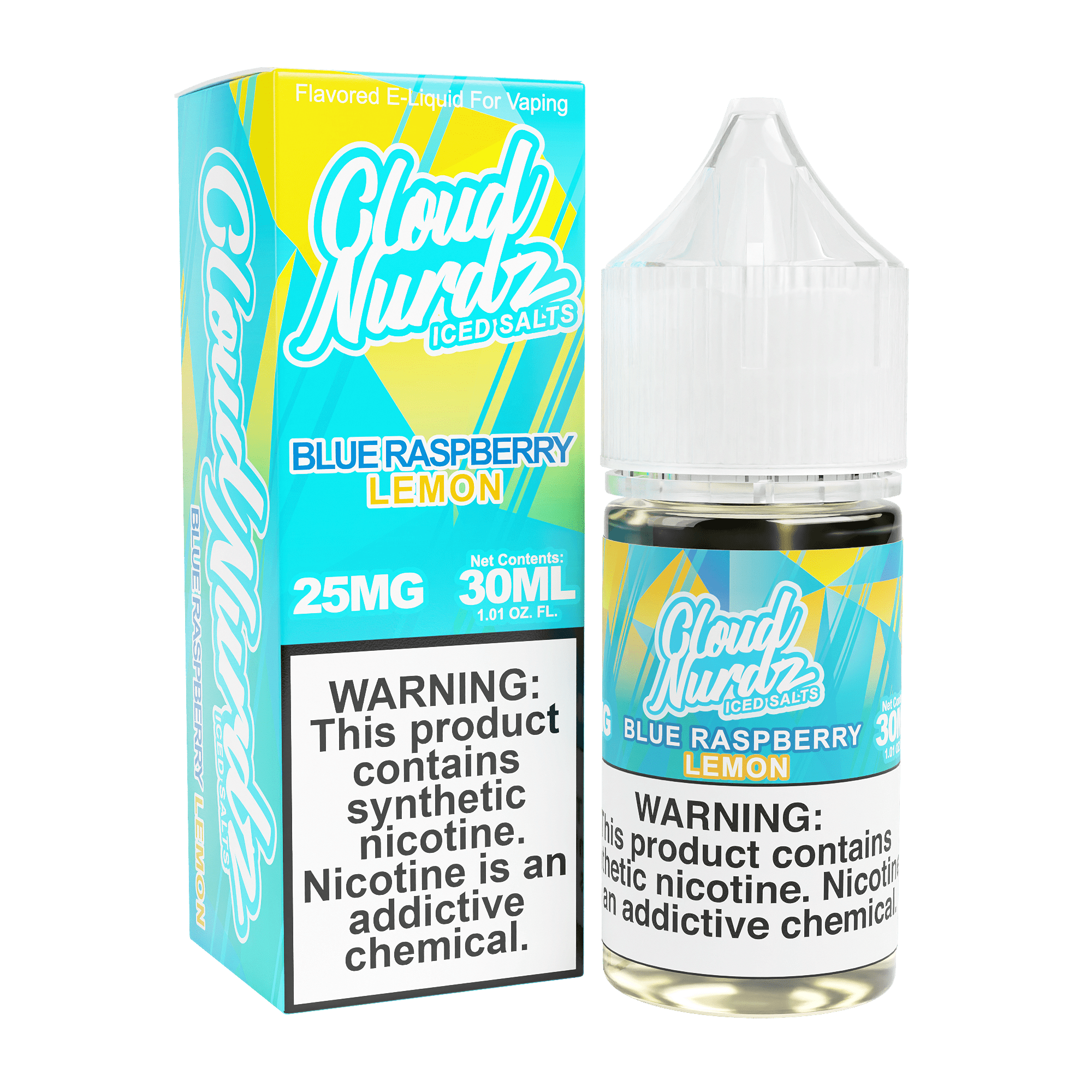 Iced Blue Raspberry Lemon-Cloud Nurdz Salts-Giant Vapes-Nicotine Salt Iced Blue Raspberry Lemon-Cloud Nurdz Salts-Giant Vapes-Nicotine Salt