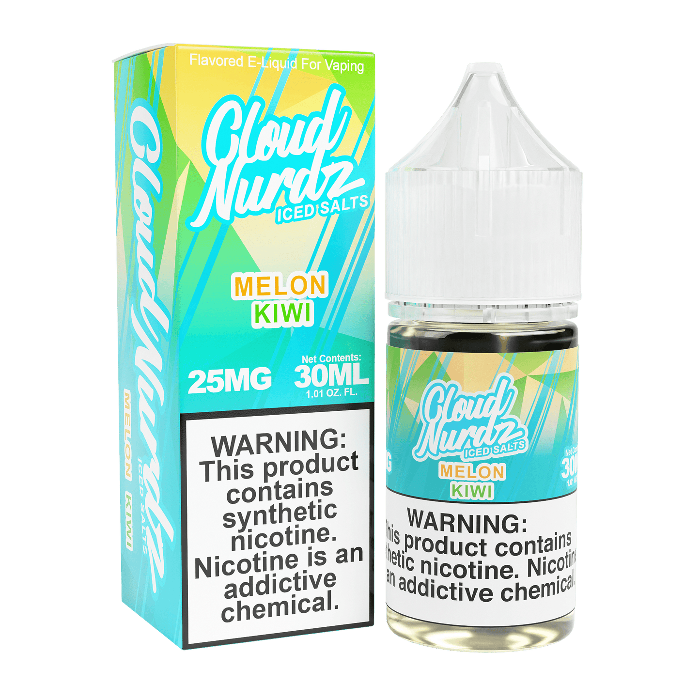 Iced Melon Kiwi - Cloud Nurdz Salts - 30mL
