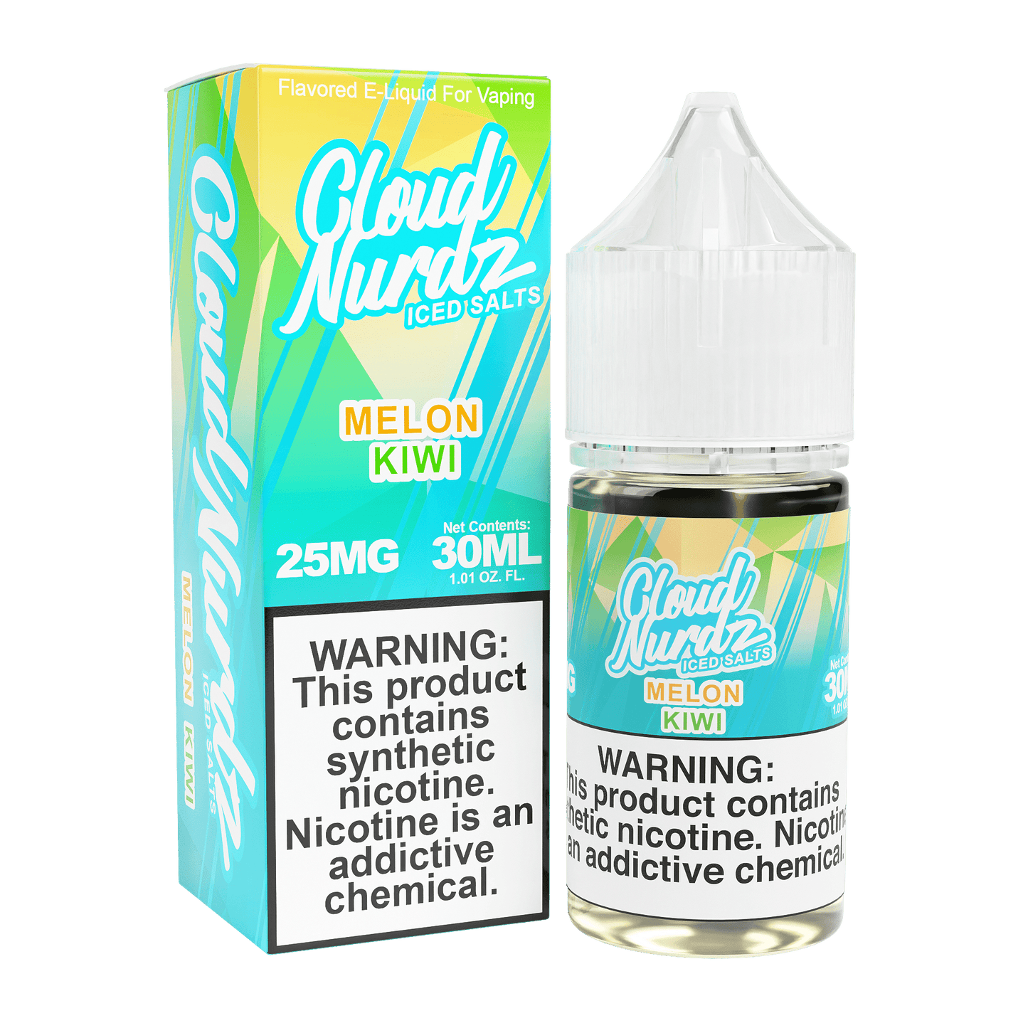 Iced Kiwi Melon - Cloud Nurdz Salts - 30mL