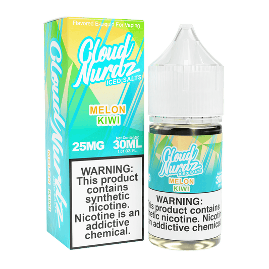 Iced Kiwi Melon - Cloud Nurdz Salts - 30mL