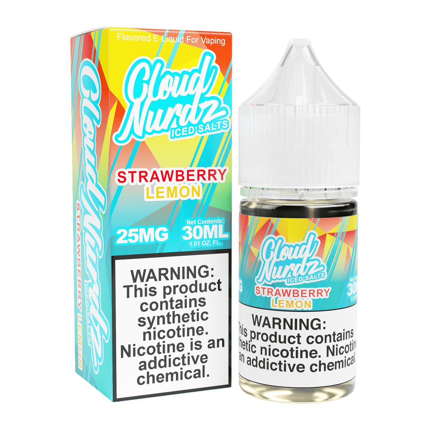 Iced Strawberry Lemon - Cloud Nurdz Salts - 30mL