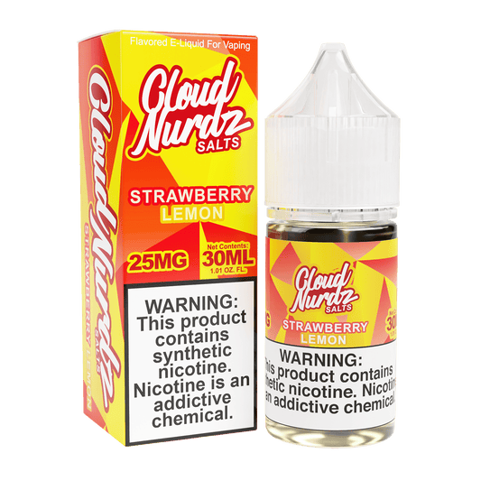 Strawberry Lemon - Cloud Nurdz Salts - 30mL