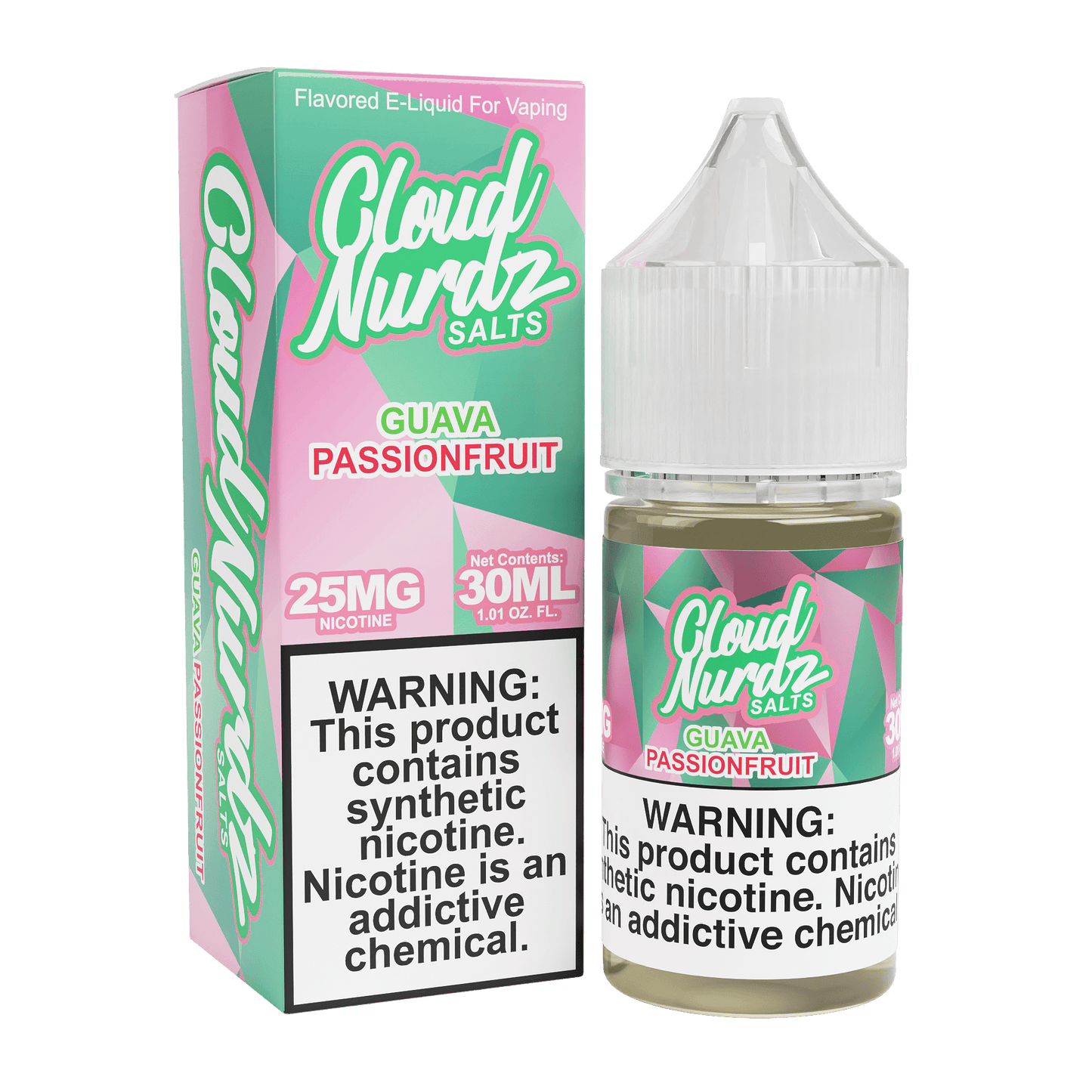 Guava Passionfruit/Pink Guava Passion SALT - Cloud Nurdz - 30mL