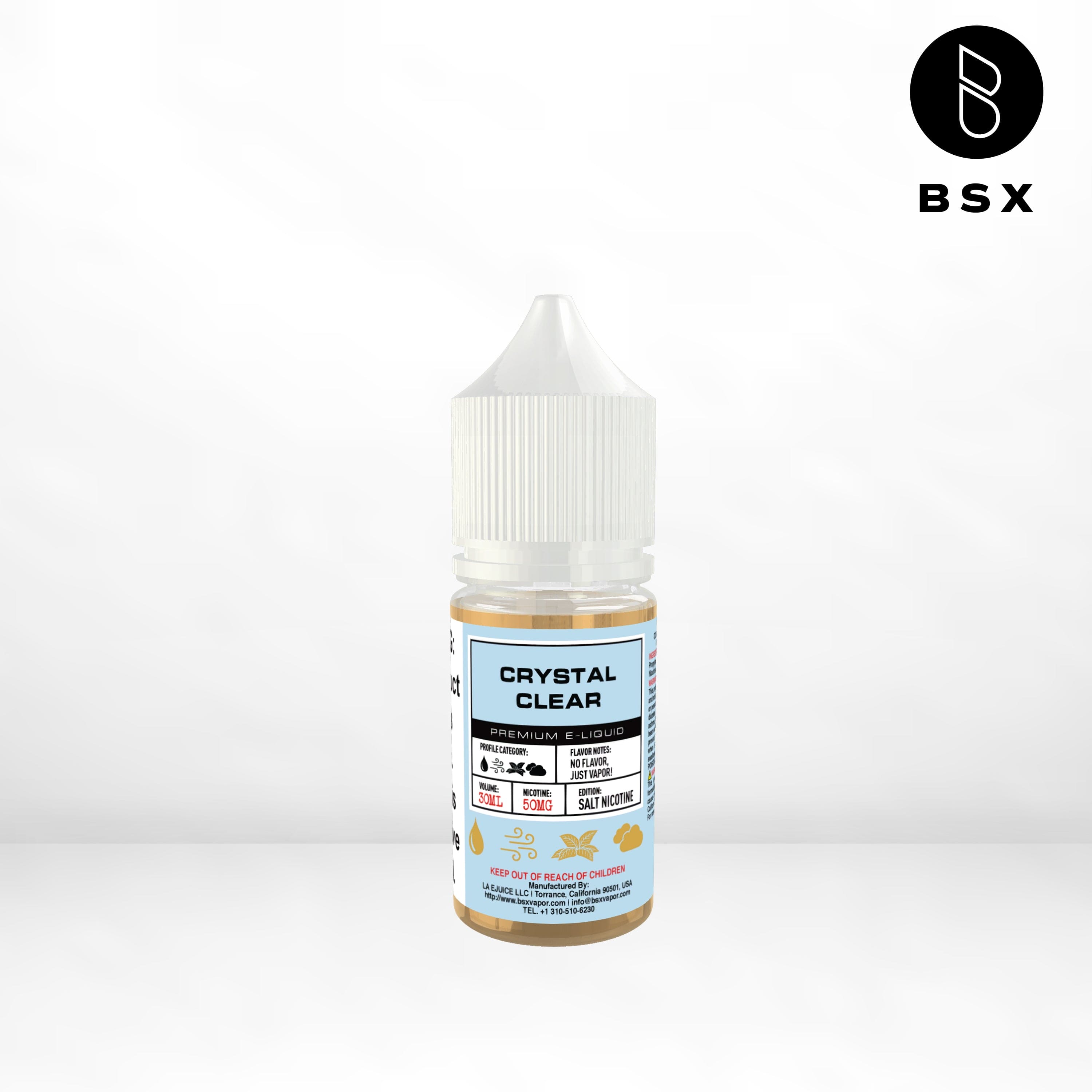 Crystal Clear SALT - BSX Salts - Salt Nicotine | Giant Vapes Crystal Clear SALT - BSX Salts - Salt Nicotine | Giant Vapes