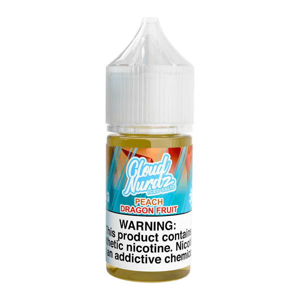 Iced Peach Dragon Fruit - Cloud Nurdz Salts - Giant Vapes - Nicotine Salt