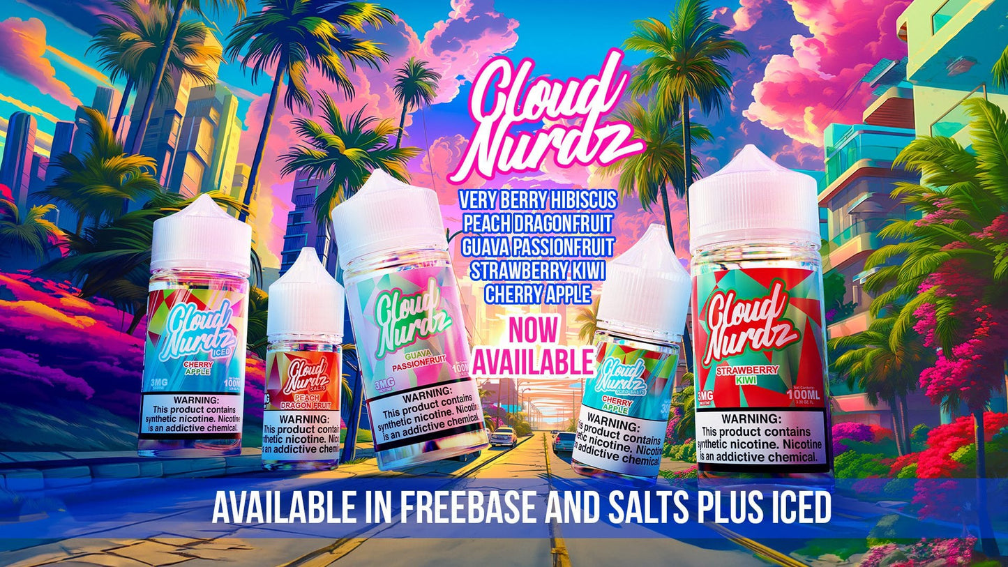ICED Melon Kiwi - Cloud Nurdz - 100mL