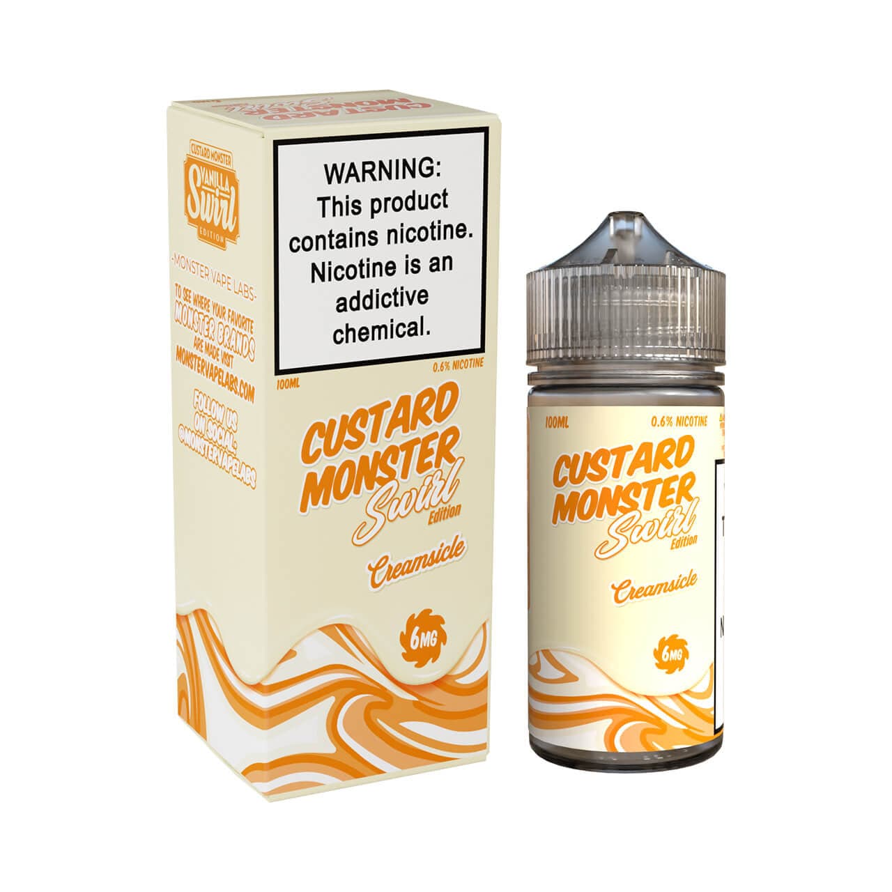 Creamsicle - Custard Monster Swirl Edition - Vape Juice