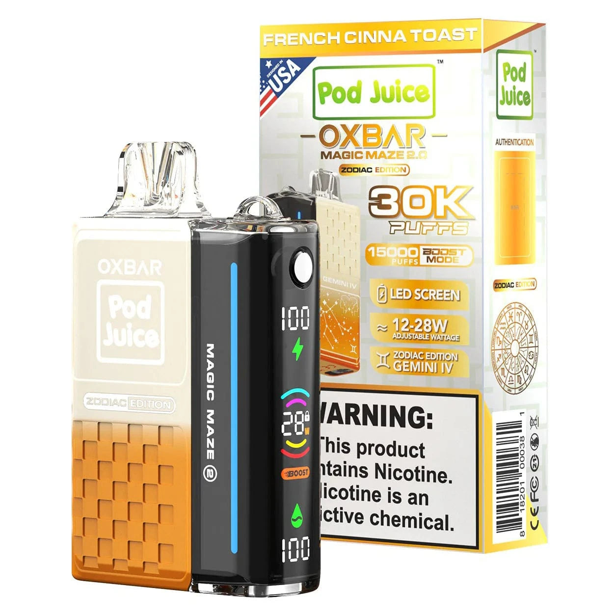 OXBAR X Pod Juice Magic Maze 2.0 30K Disposable
