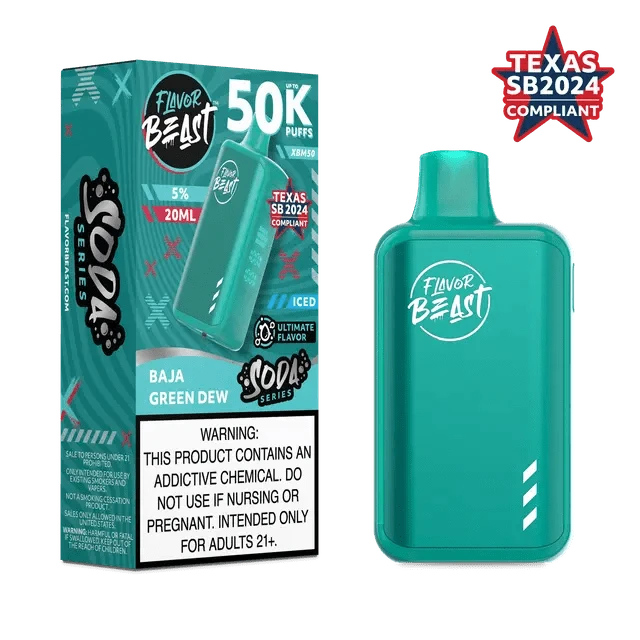 Flavor Beast XBM50 Disposable | 50K Puffs, 3 Power Modes Giant Vapes Flavor Beast XBM50 Disposable | 50K Puffs, 3 Power Modes Giant Vapes
