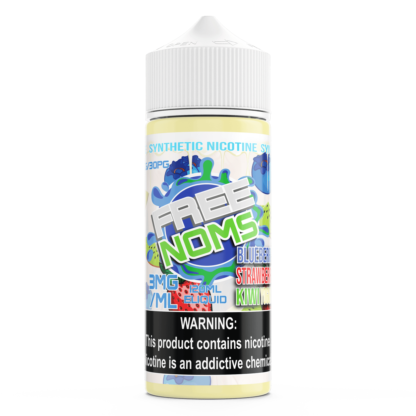 Blueberry Strawberry Kiwi Yogurt - Nomenon E-Liquids - 120mL