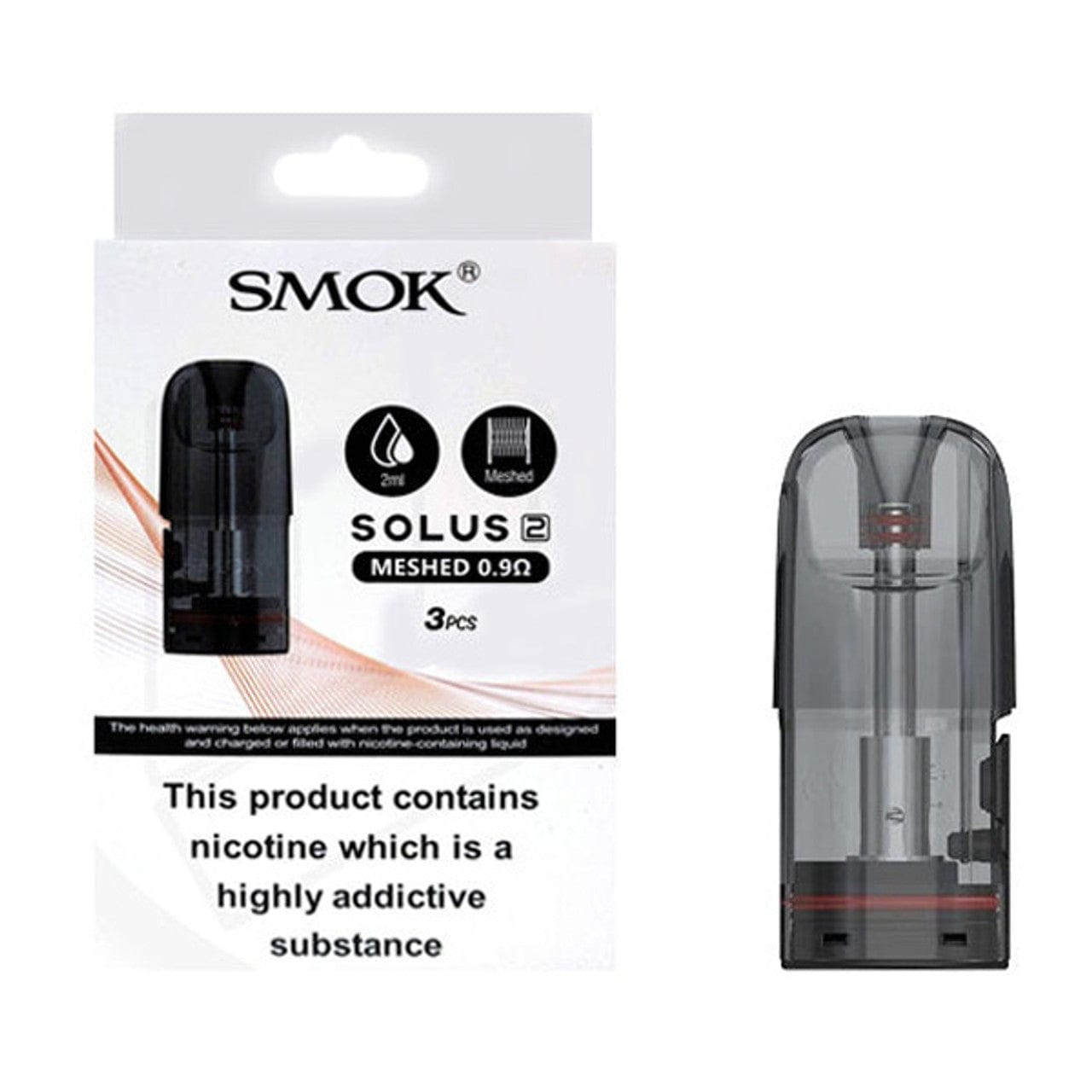 SMOK Solus 2 Replacement Pods - Vape Pods | Giant Vapes SMOK Solus 2 Replacement Pods - Vape Pods | Giant Vapes