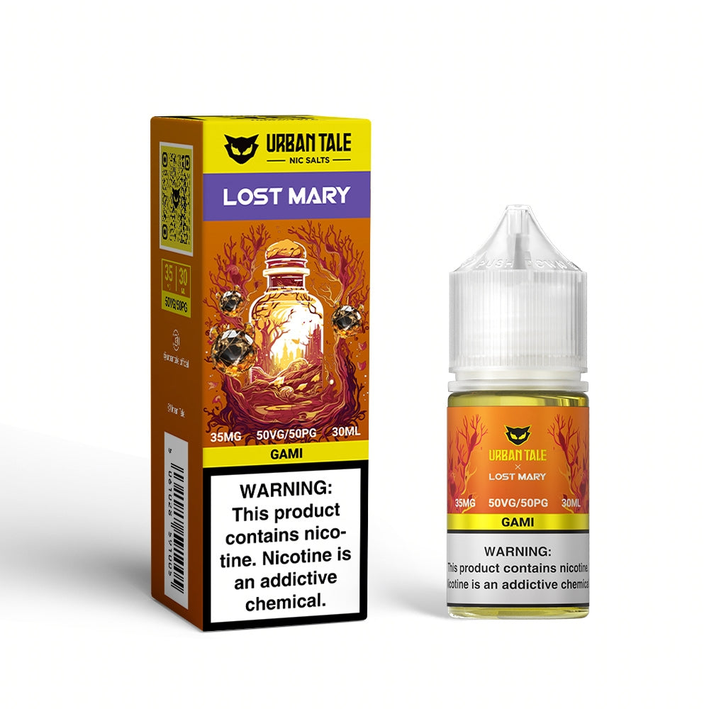 Gami SALT - Urban Tale x Lost Mary - Salt Nicotine | Giant Vapes Gami SALT - Urban Tale x Lost Mary - Salt Nicotine | Giant Vapes