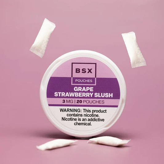 Grape Strawberry Slush - BSX Nicotine Pouches - 20ct