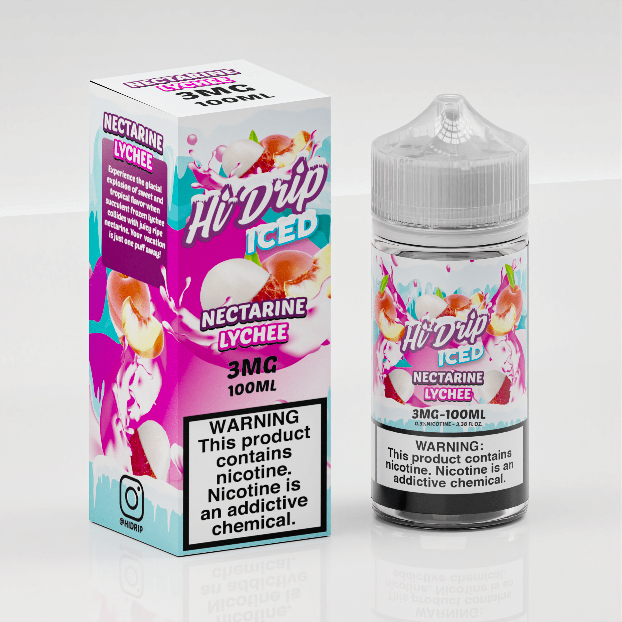 Nectarine Lychee ICED - Hi Drip - Vape Juice | Giant Vapes