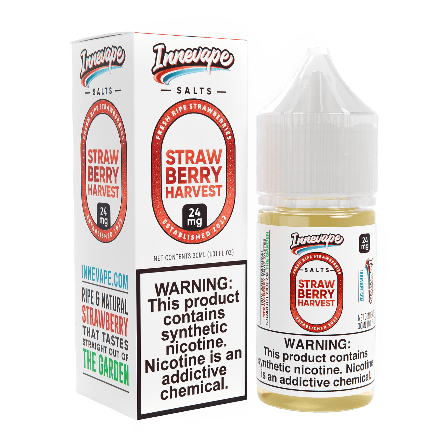 Strawberry Harvest SALT - Innevape E-Liquids - 30mL