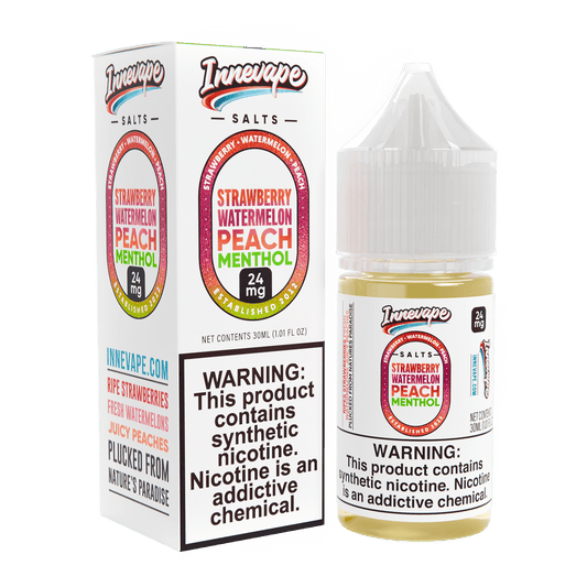 Strawberry Watermelon Peach Menthol SALT - Innevape E-Liquids - 30mL